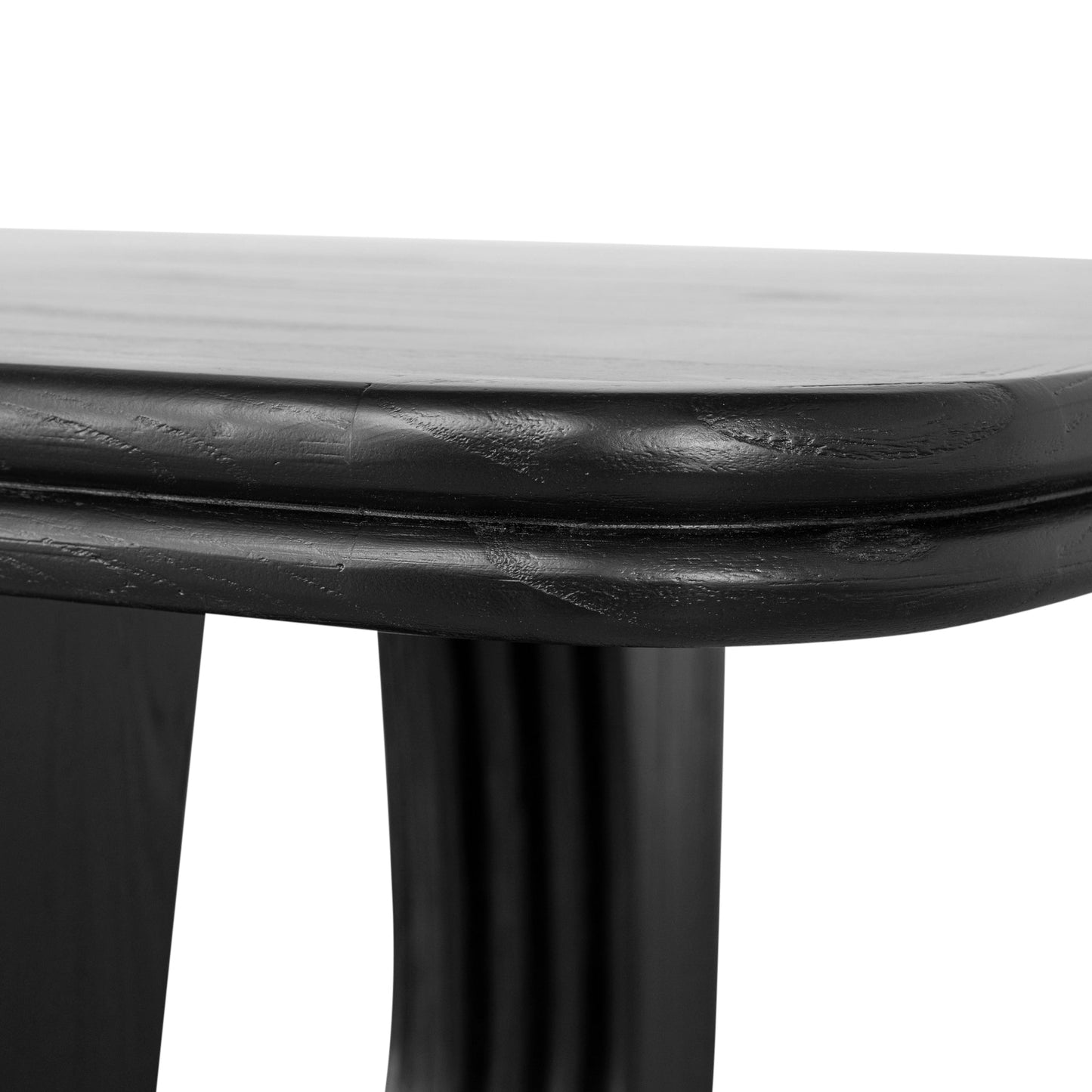 Averra 2.4m Recycled Fir Dining Table - Full Black