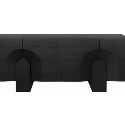 Alisha 2.1m Buffet Unit - Textured Espresso Black