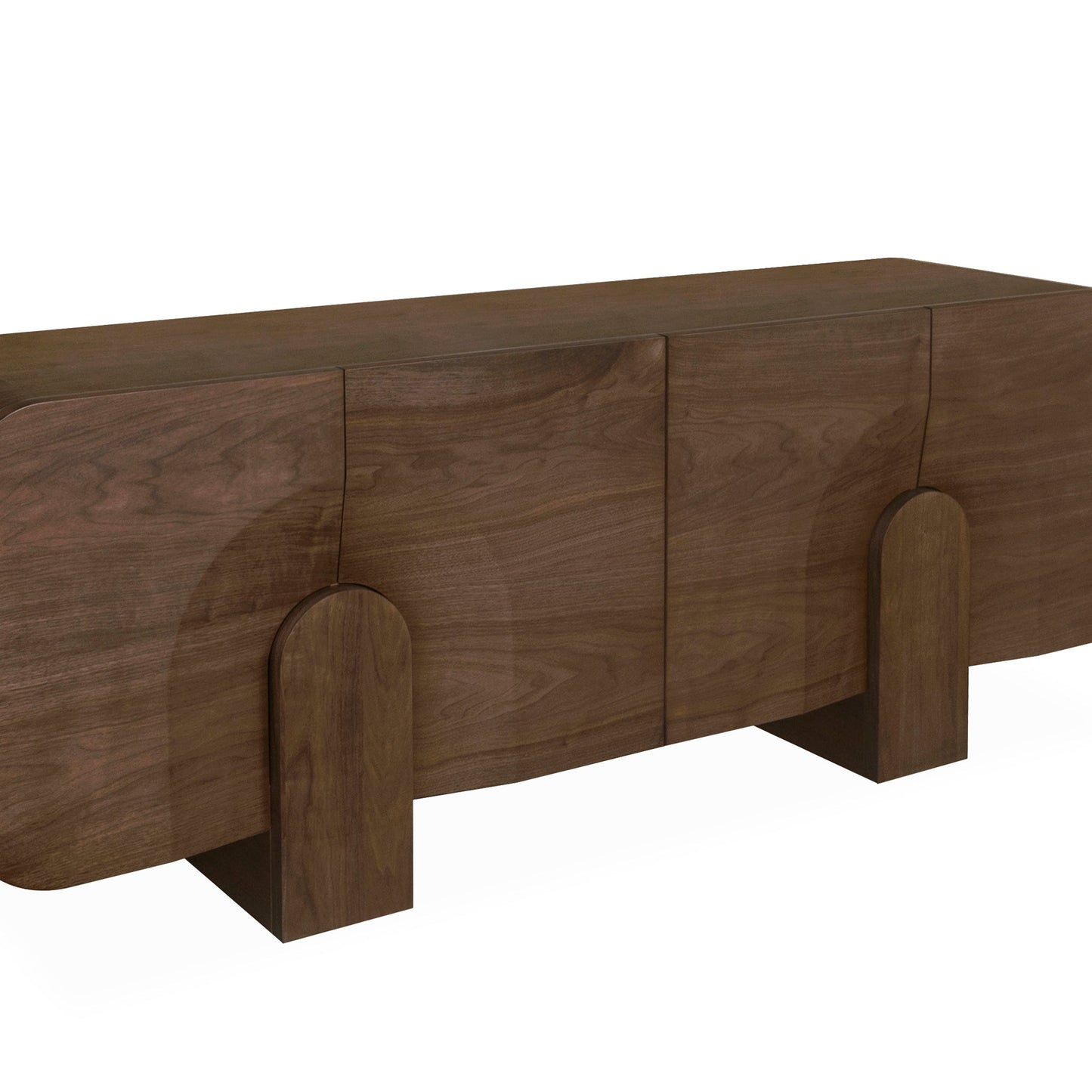 Alisha 2.1m Buffet Unit - Light Walnut