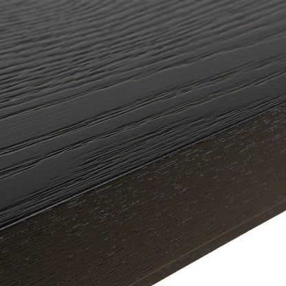 Alisha 1.7m Console Table - Textured Espresso Black