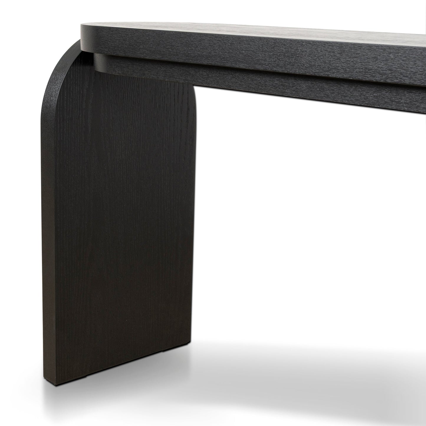 Alisha 1.7m Console Table - Textured Espresso Black