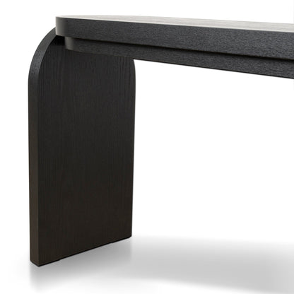 Alisha 1.7m Console Table - Textured Espresso Black