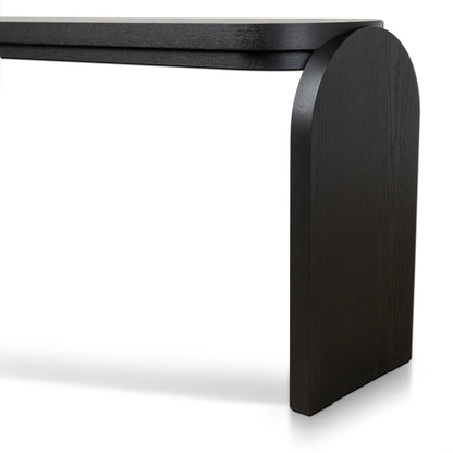 Alisha 1.7m Console Table - Textured Espresso Black