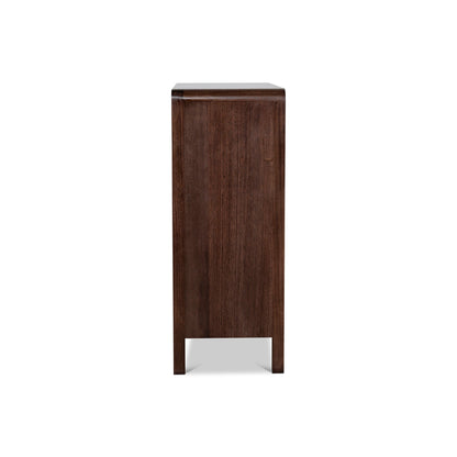 Amparo Tallboy Drawer Chest - Walnut