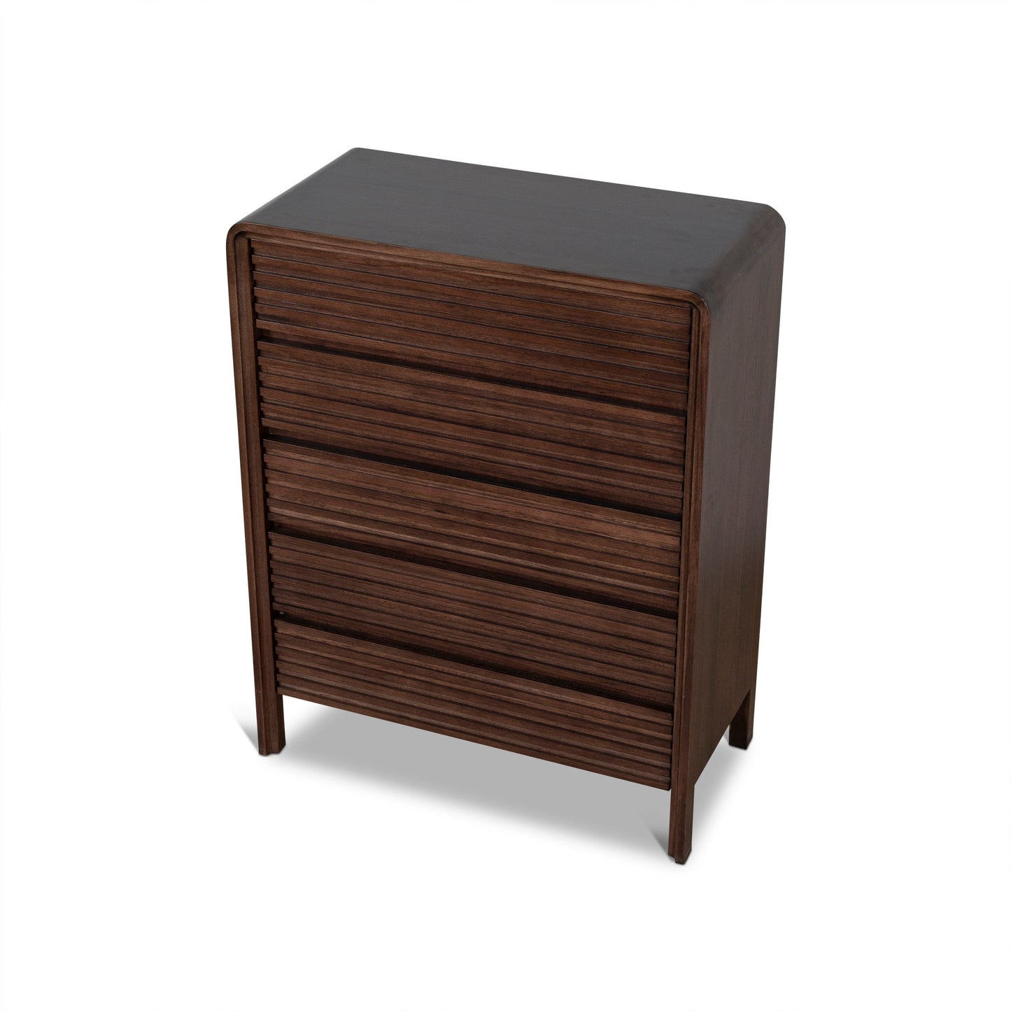 Amparo Tallboy Drawer Chest - Walnut
