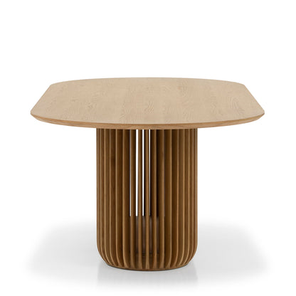 Arvena 2.2m Oval Dining Table - Natural