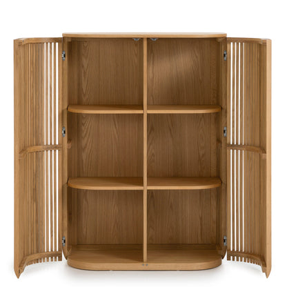 Arvena 1.35m (H) High Board Unit - Natural