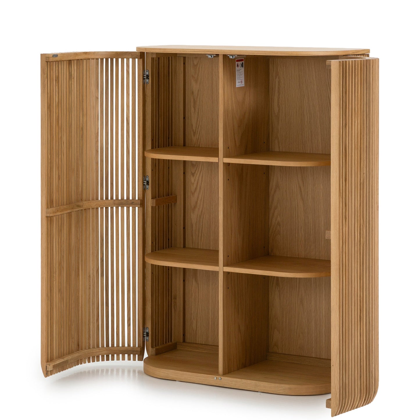 Arvena 1.35m (H) High Board Unit - Natural