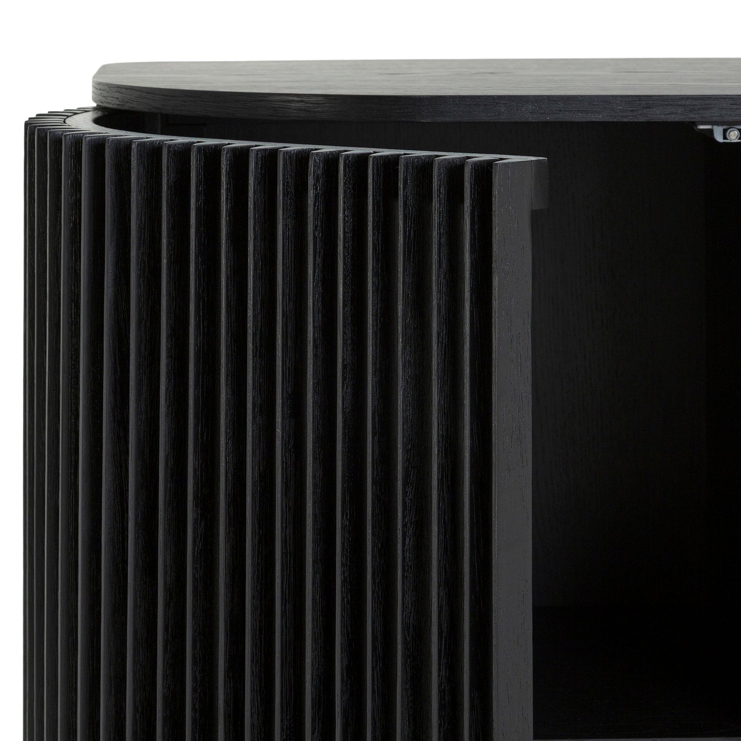 Arvena 1.35m (H) High Board Unit - Black Stain