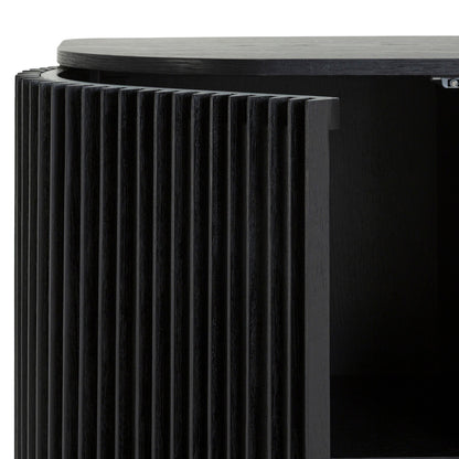 Arvena 1.35m (H) High Board Unit - Black Stain