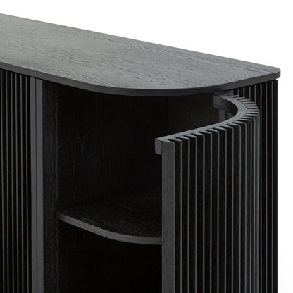 Arvena 1.73m Sideboard Unit - Black Stain