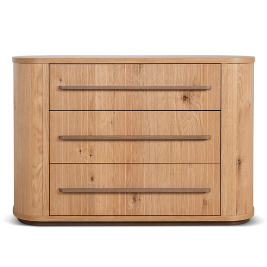 Cambrio Chest of 3 Drawers - Knotty Oak
