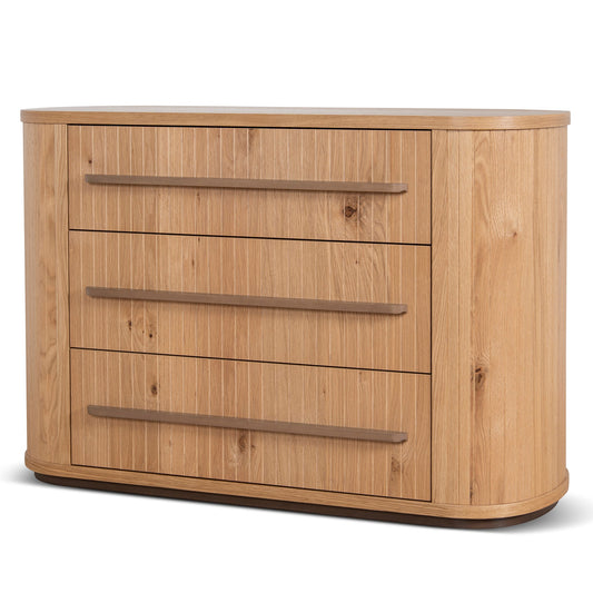 Cambrio Chest of 3 Drawers - Knotty Oak