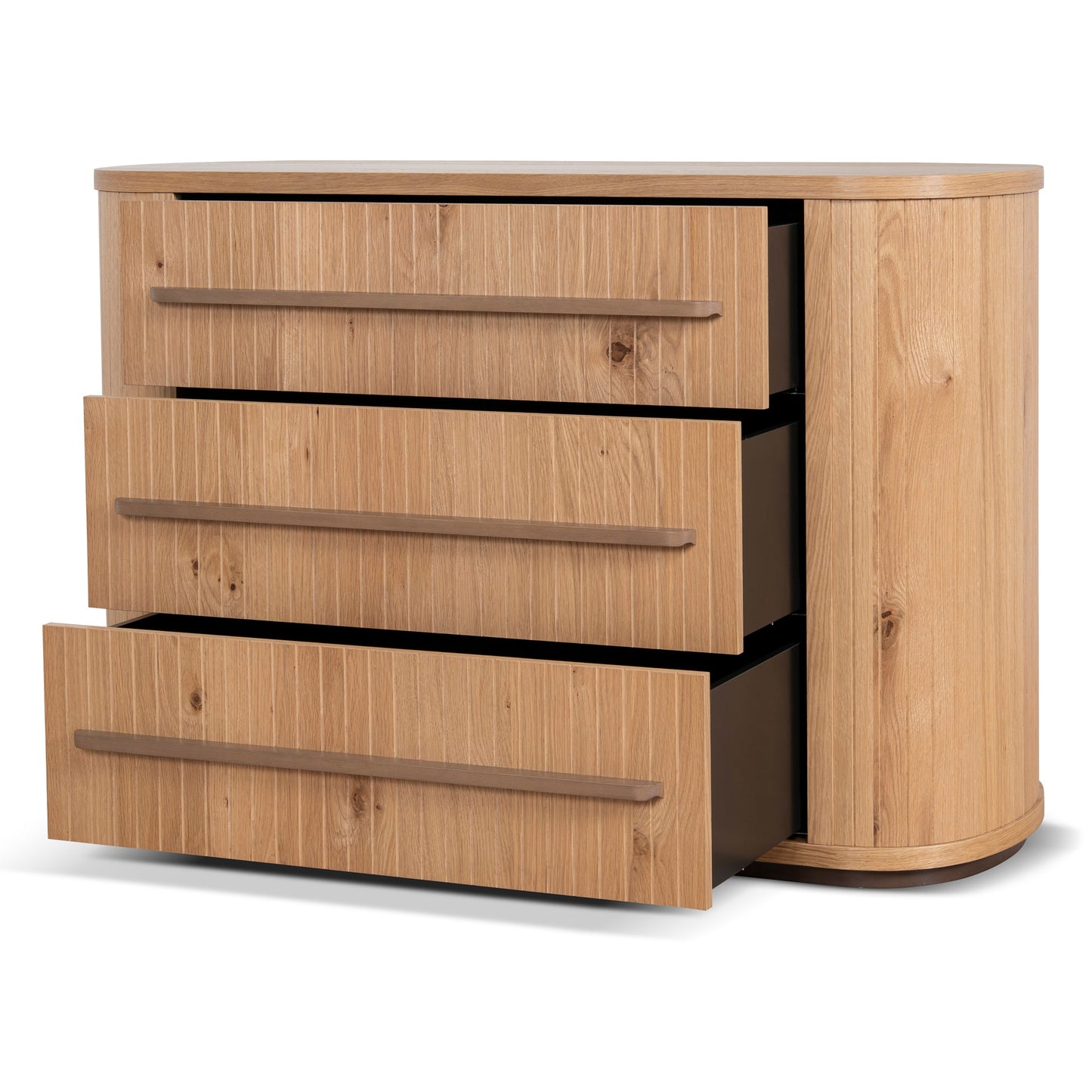 Cambrio Chest of 3 Drawers - Knotty Oak