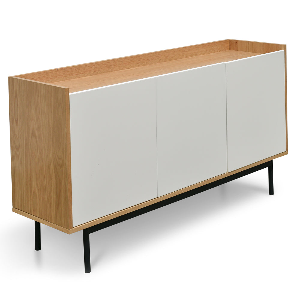 Alenzo Sideboard and Buffet - White and Natural