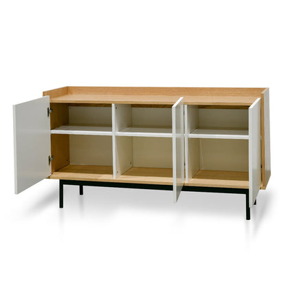 Alenzo Sideboard and Buffet - White and Natural