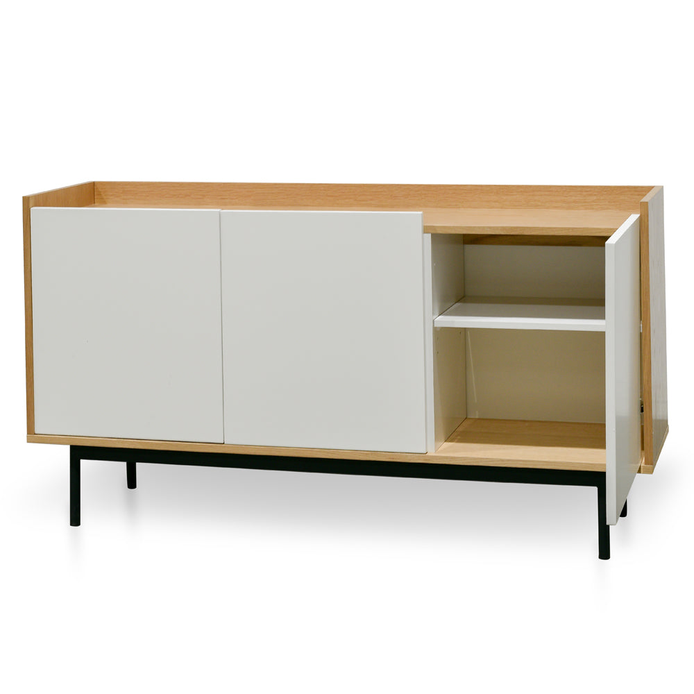 Alenzo Sideboard and Buffet - White and Natural