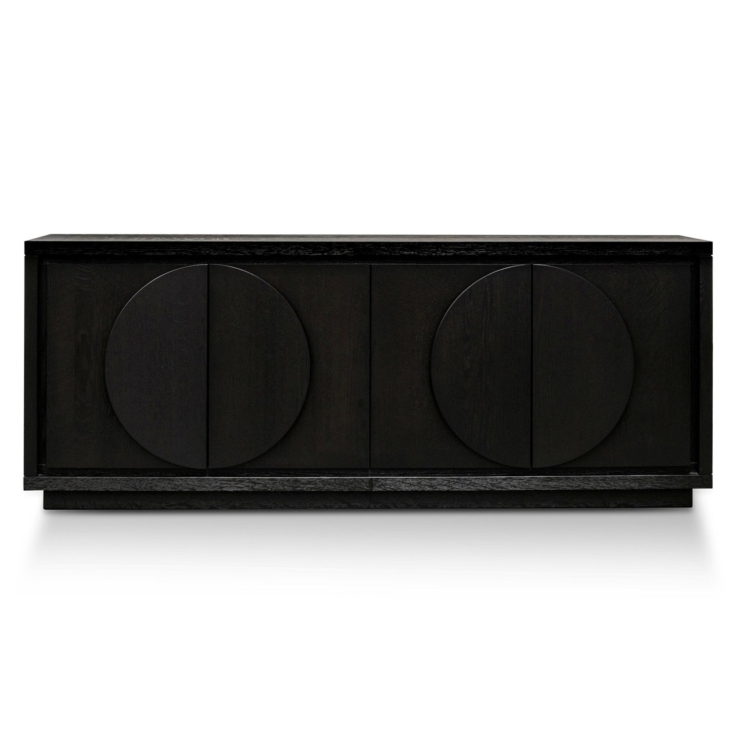 Bonnie 2m Wooden Buffet Unit - Textured Espresso Black