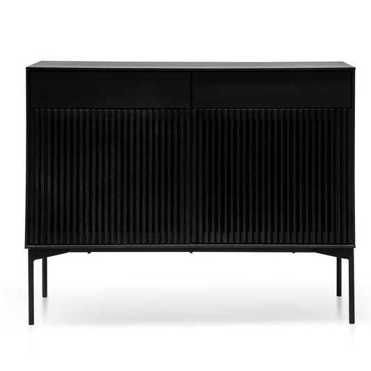 Dahlia 110cm Wooden Sideboard Unit - Black Oak