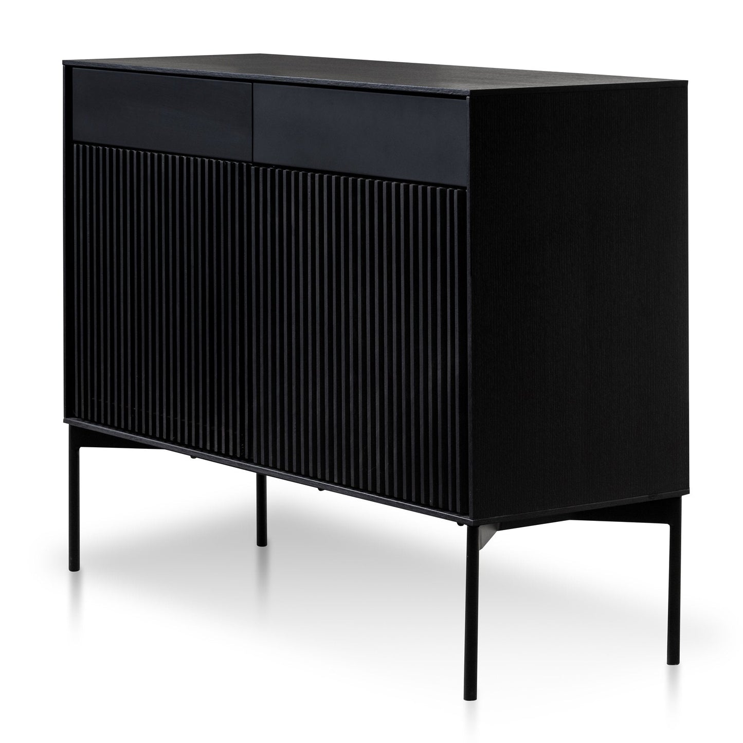 Dahlia 110cm Wooden Sideboard Unit - Black Oak