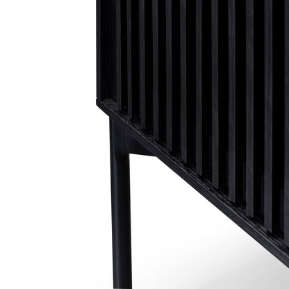 Dahlia 110cm Wooden Sideboard Unit - Black Oak