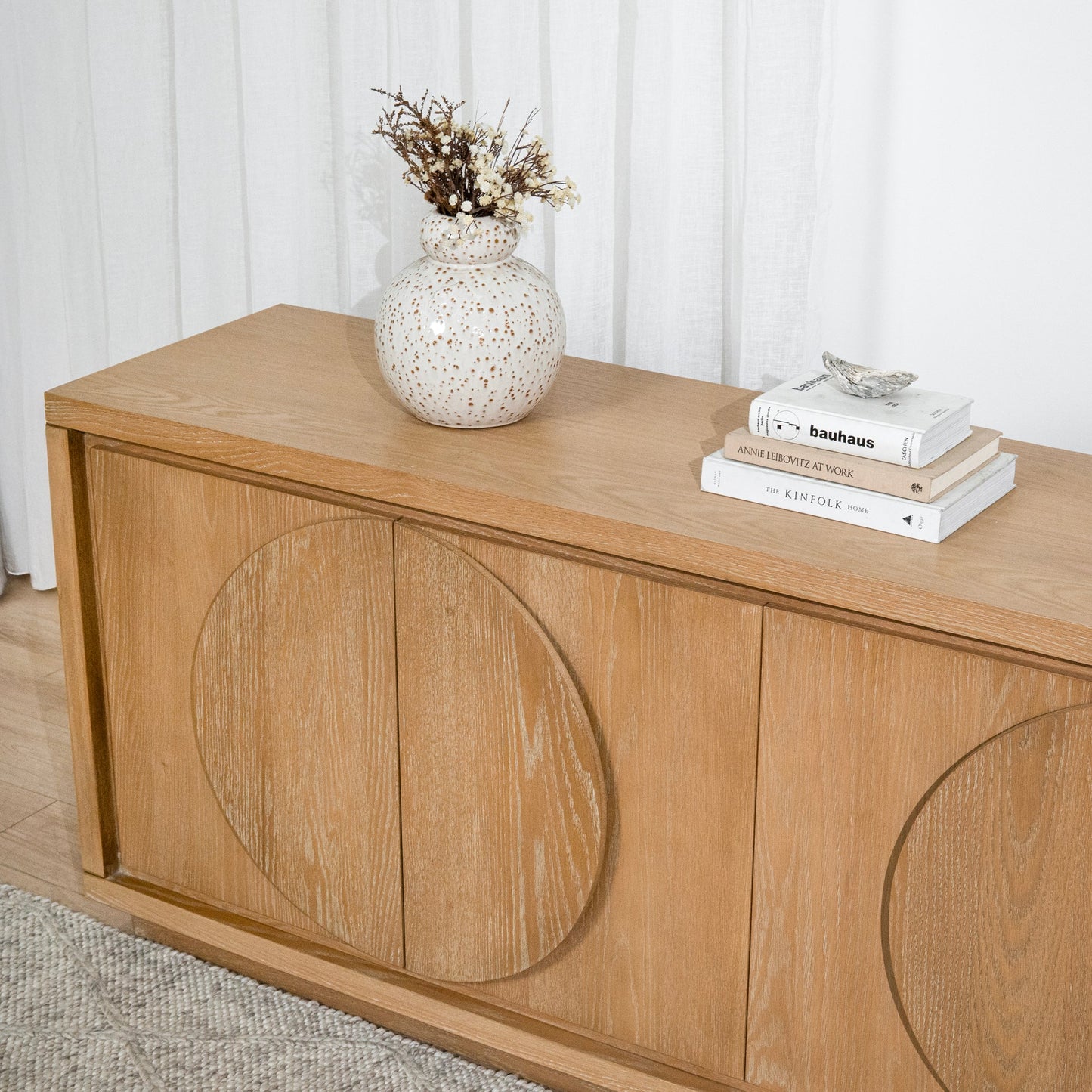 Bonnie 2m Buffet Unit - Dusty Oak