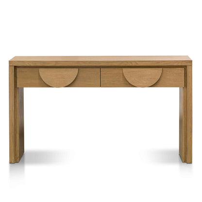 Bonnie 140cm Console Table with Drawers - Dusty Oak