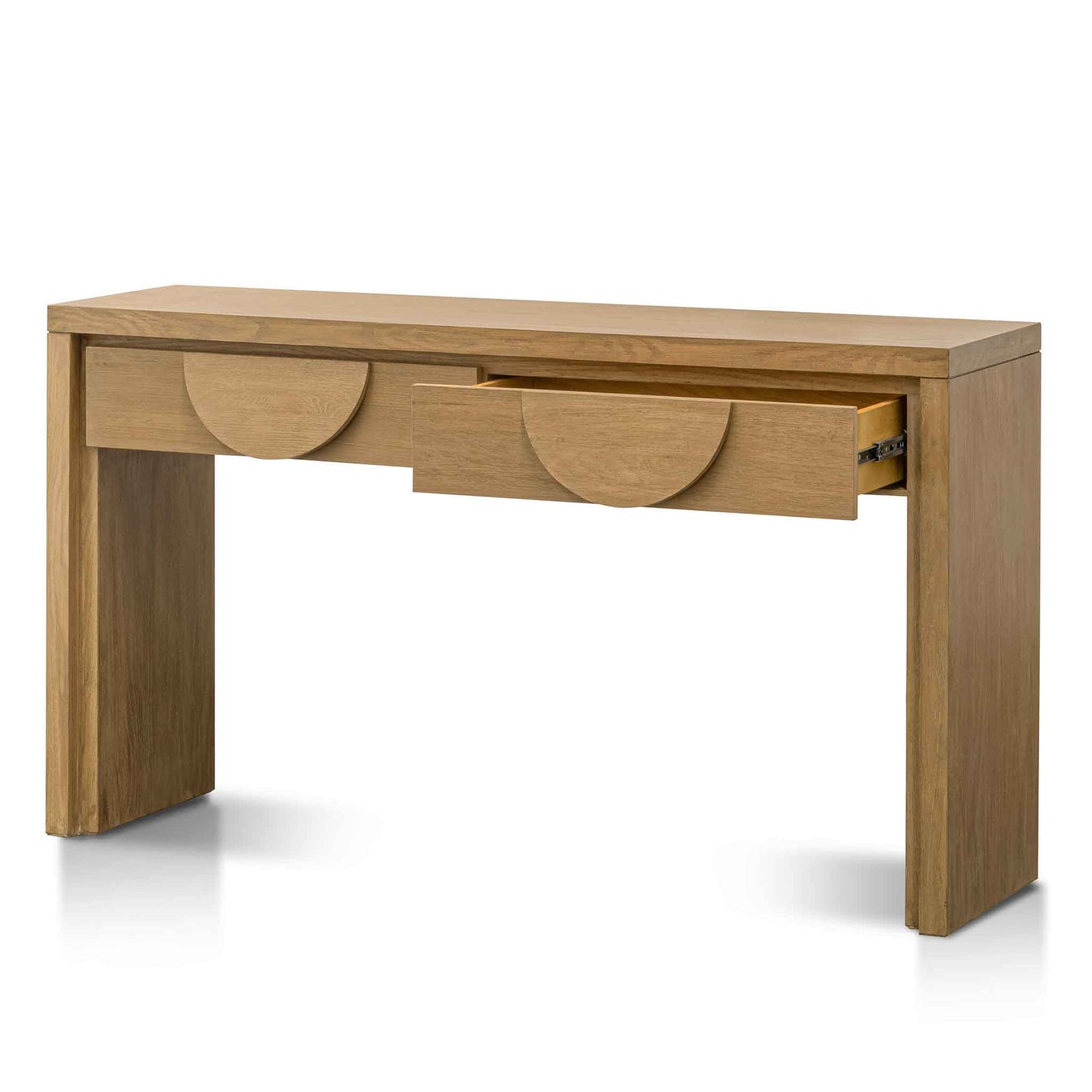 Bonnie 140cm Console Table with Drawers - Dusty Oak