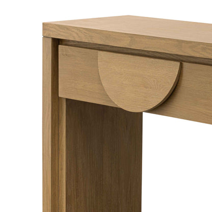 Bonnie 140cm Console Table with Drawers - Dusty Oak