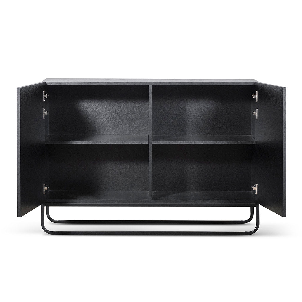 Boyle 1.2m Wooden Sideboard - Black
