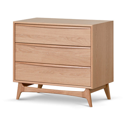 Brendon 3 Drawer Chest - Natural Oak