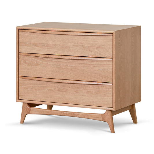 Brendon 3 Drawer Chest - Natural Oak