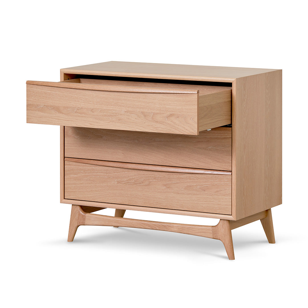 Brendon 3 Drawer Chest - Natural Oak