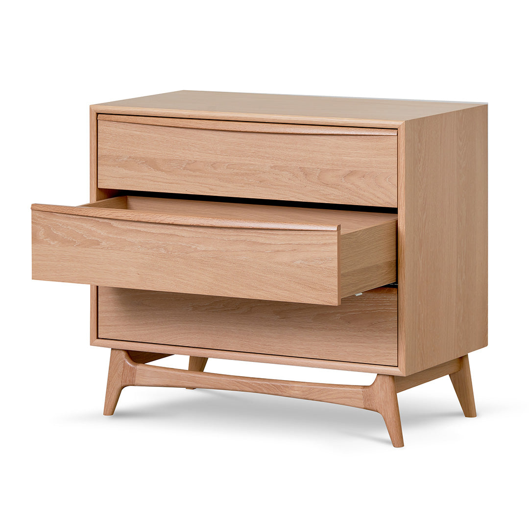 Brendon 3 Drawer Chest - Natural Oak