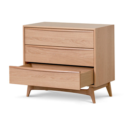 Brendon 3 Drawer Chest - Natural Oak
