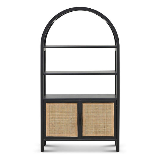 Adeline 1.65m (H) Storage Cabinet - Full Black