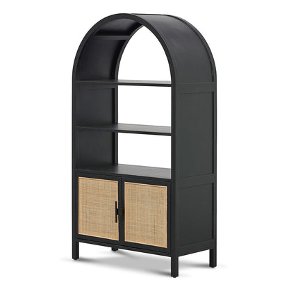 Adeline 1.65m (H) Storage Cabinet - Full Black