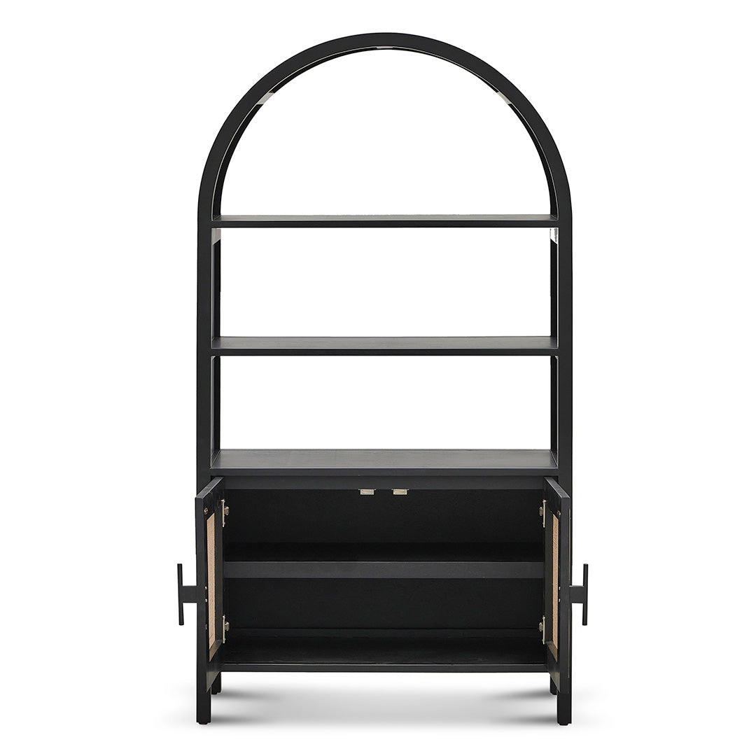 Adeline 1.65m (H) Storage Cabinet - Full Black