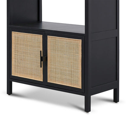 Adeline 1.65m (H) Storage Cabinet - Full Black