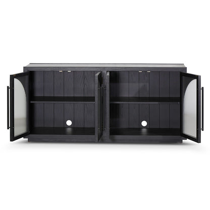 Charles 1.78m Sideboard Unit - Full Black