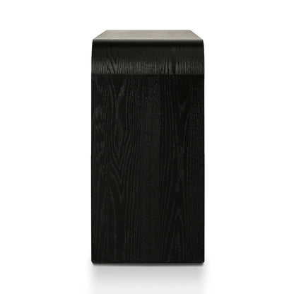 Boran 1.5m Console Table - Textured Espresso Black