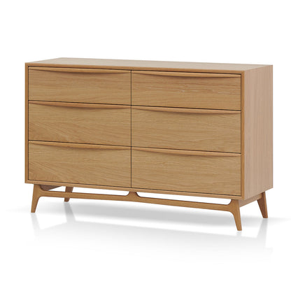 Brendon 6 Drawer Chest - Natural Oak