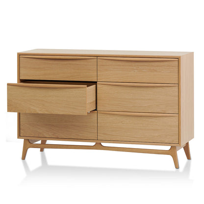 Brendon 6 Drawer Chest - Natural Oak