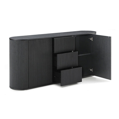 Bellfield 1.8m Sideboard Unit - Black
