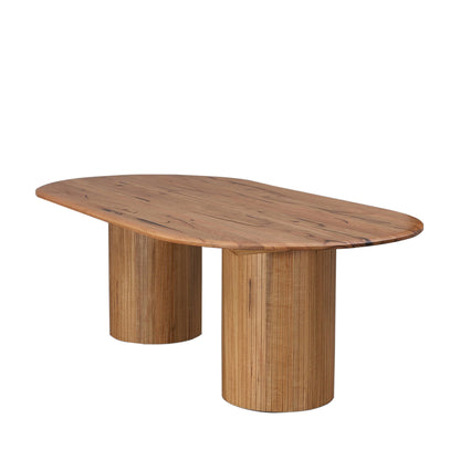 Adsila 2.4m Oval Dining Table - Natural