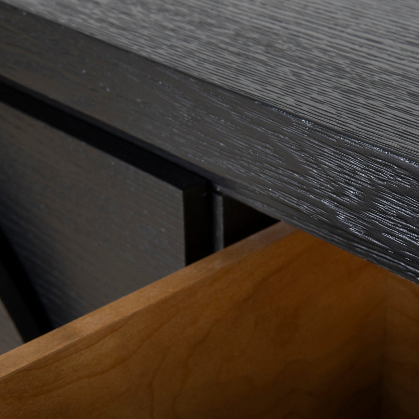 Bonnie 1.6m Dressing Unit - Textured Espresso Black