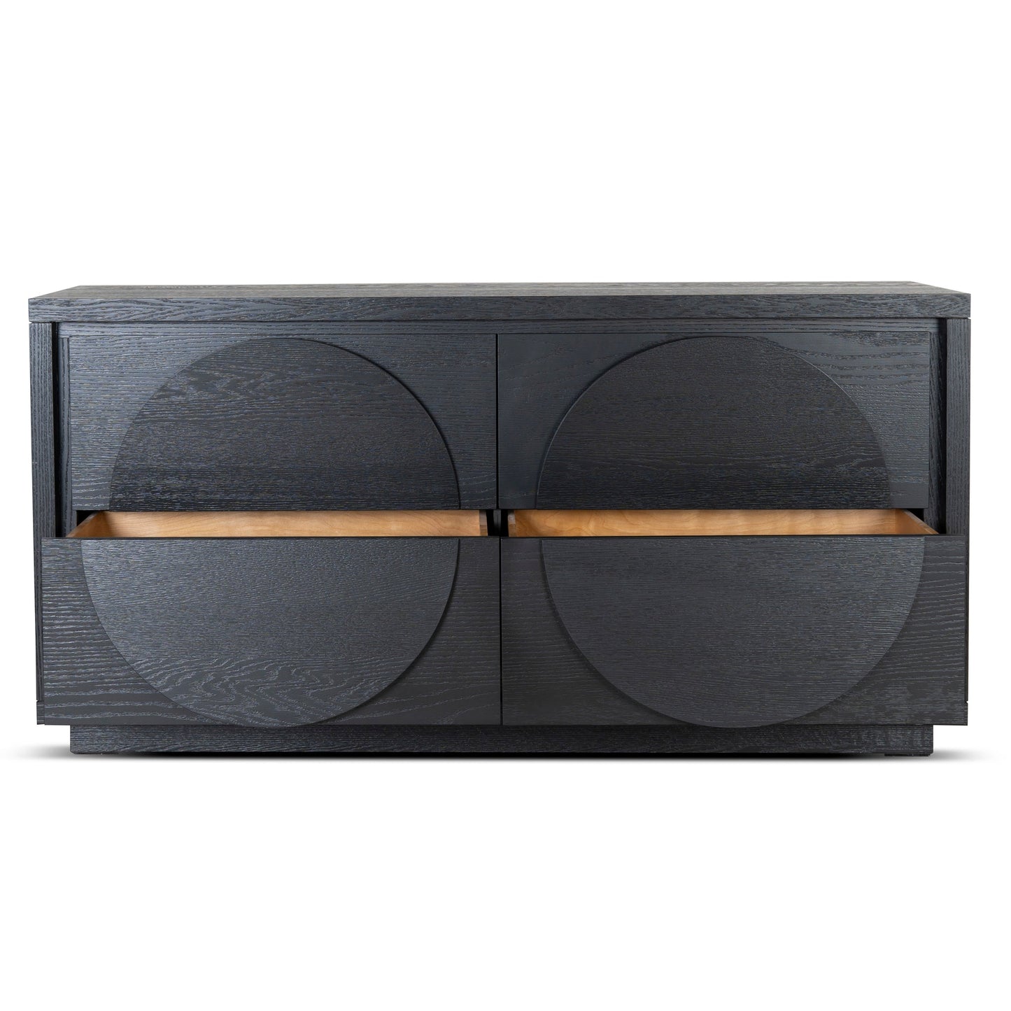 Bonnie 1.6m Dressing Unit - Textured Espresso Black