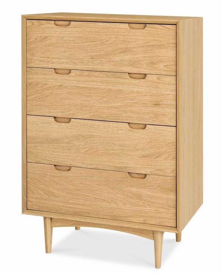Asta 4 Drawer Chest Tallboy - Natural