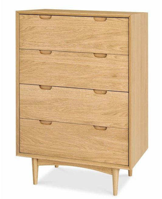 Asta 4 Drawer Chest Tallboy - Natural