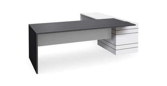 Custom Envoy 2.4m Executive Office Desk - Left Return